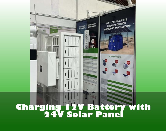 Charging 12V Battery with 24V Solar Panel